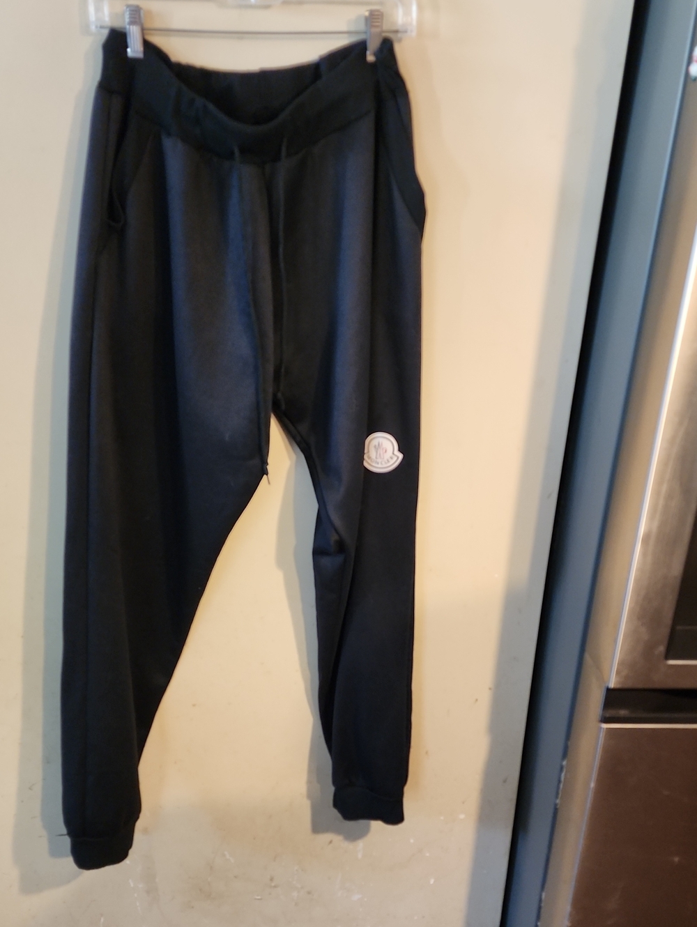 Moncler Black Logo Jogger Sweatpants